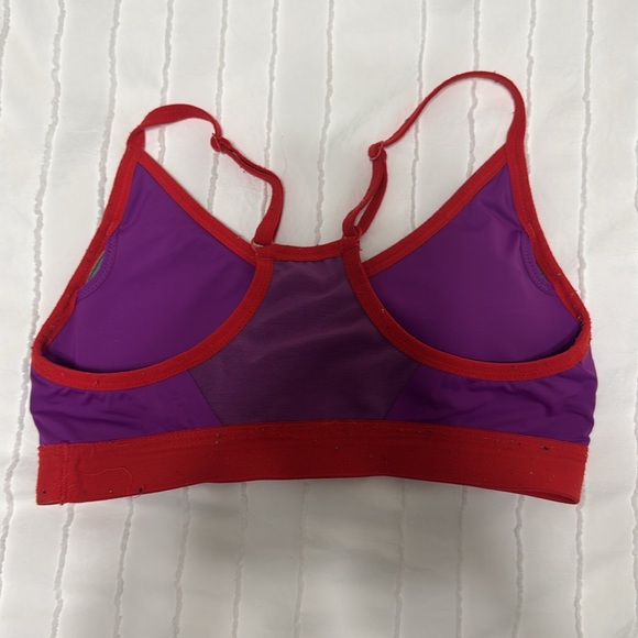Nike Red and Purple Sports Bra - Picture 4 of 4